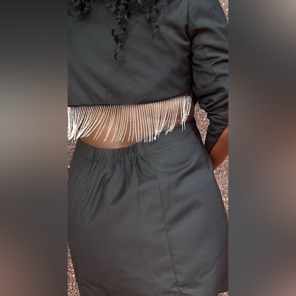 Shimmy Back Blazer Dress